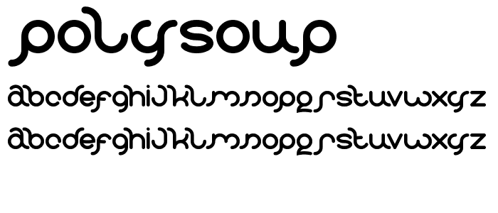 polysoup font