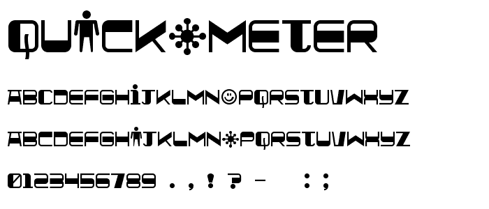 Quickometer font