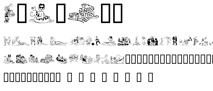 R and R font