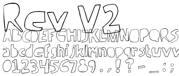 REV_v2 font