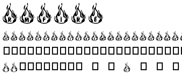RMFIRE font