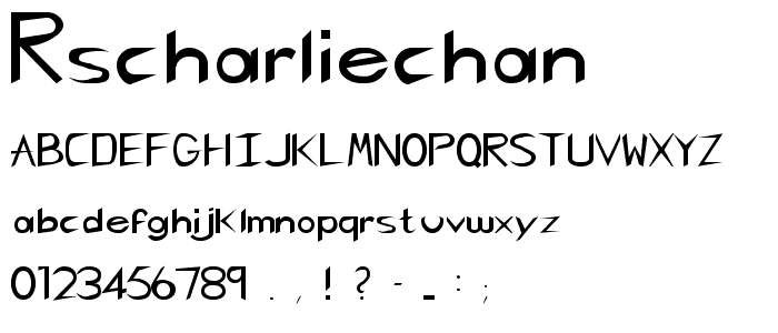 RSCharlieChan font