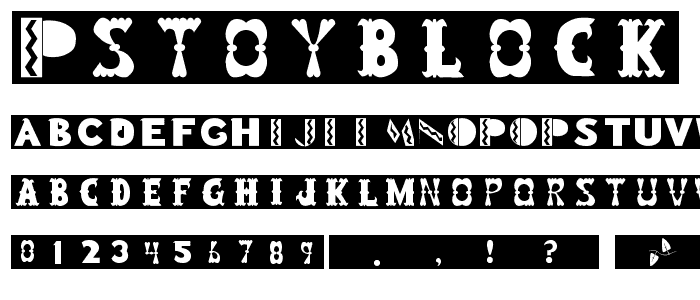 RSToyBlock font