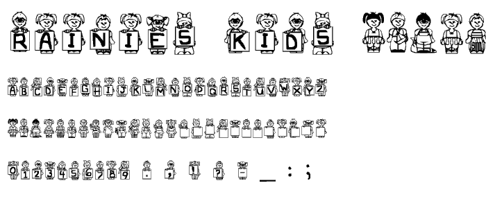 Rainie_s Kids font