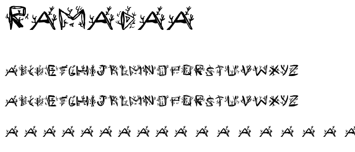 Ramada1 font