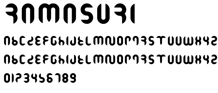 Ramasuri font