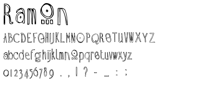 Ramon font