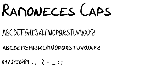 Ramoneces caps font