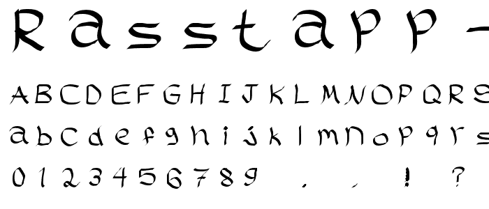 Rasstapp 1 0 2 font