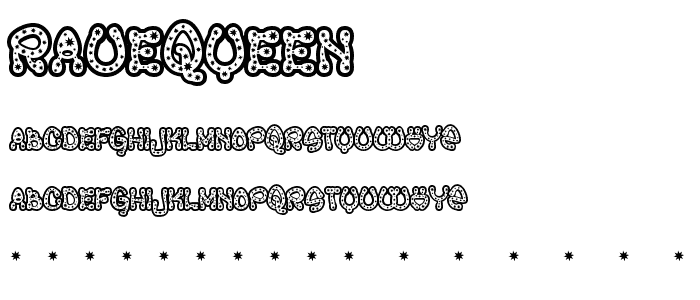 RaveQueen font
