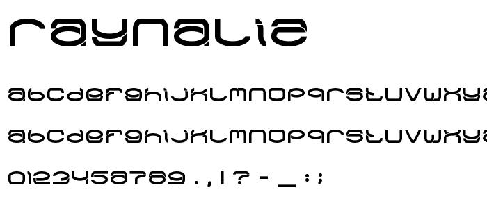 Raynaliz font