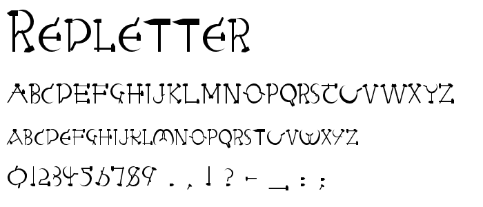 RedLetter font