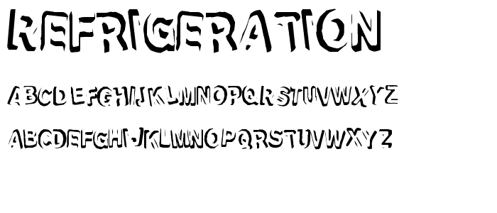 Refrigeration font