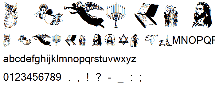 Religious 1 font