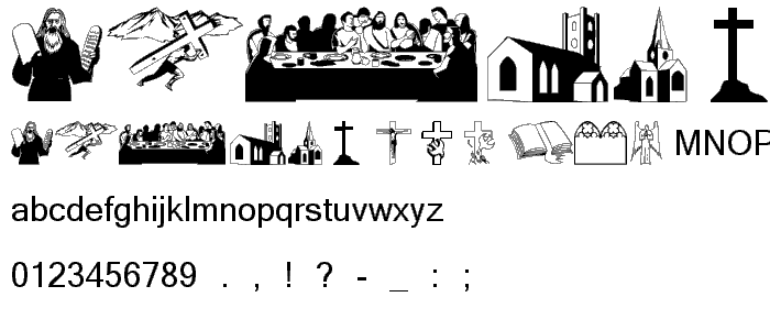 Religious 2 font
