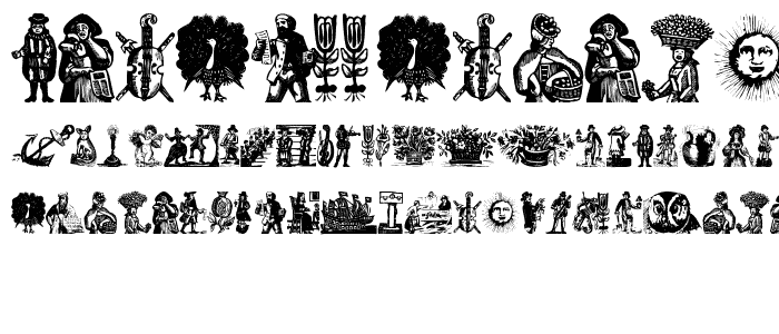 RenaissanceWoodcuts font
