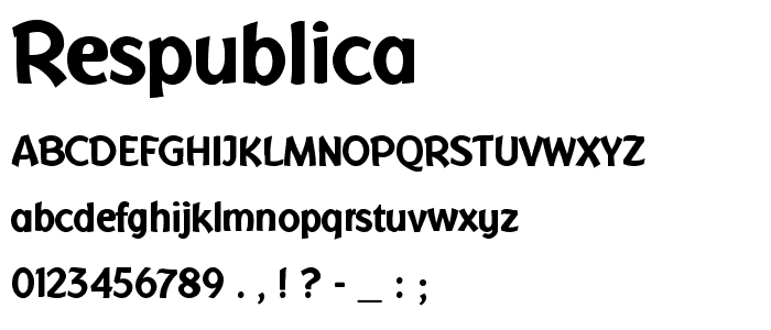ResPublica font