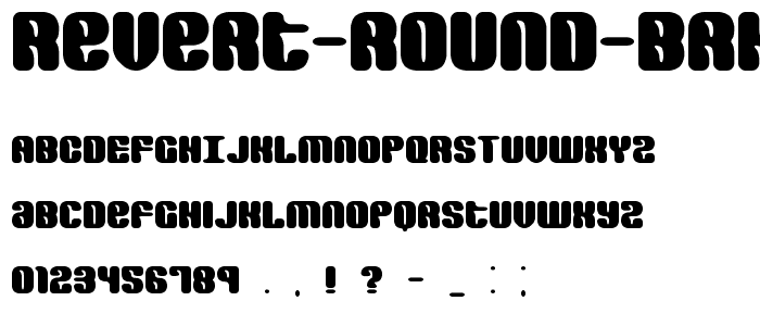 Revert Round BRK font