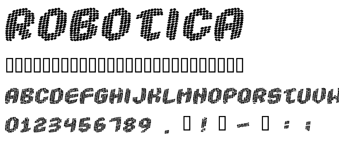 Robotica font