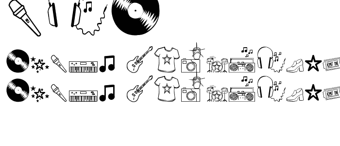 Rock Star font
