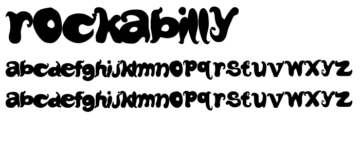 RockaBilly font