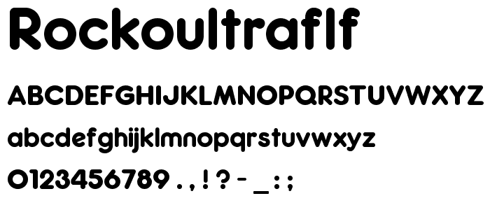RockoUltraFLF font