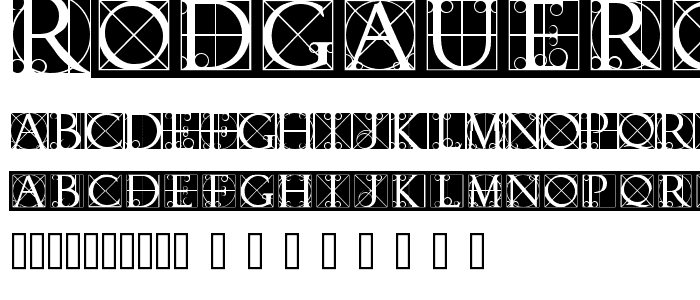 RodgauerOne font