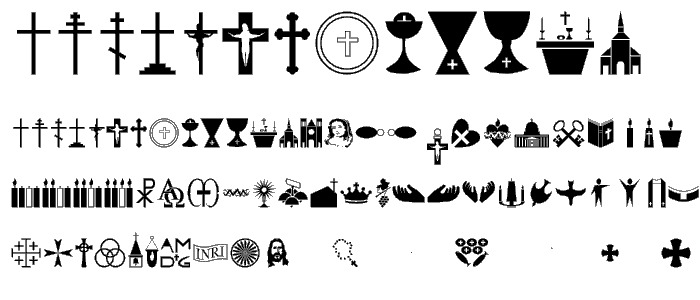 Roman Catholic font