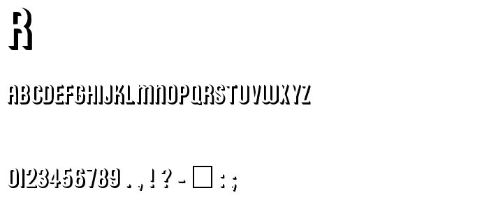 RoundedRelief font