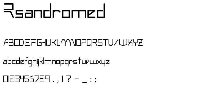 Rsandromed font