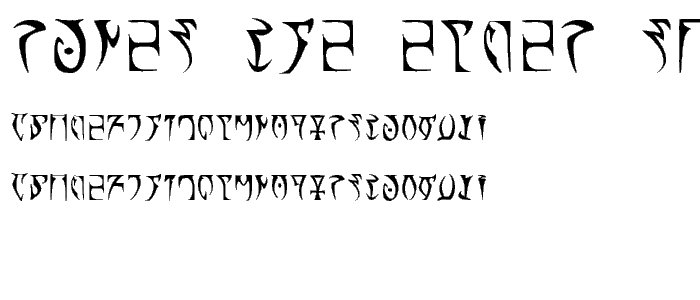 Runes  The elder scroll font