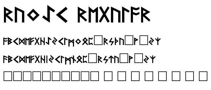 Runic Regular font