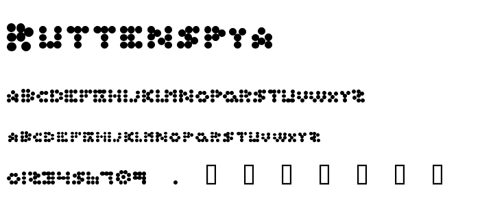 RuttenSpya font