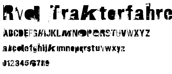 RvD_TRAKTORFAHRER font