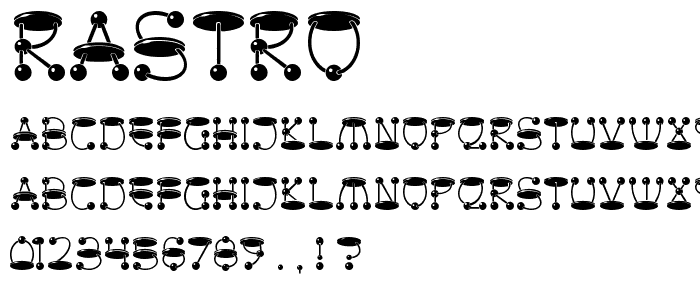 rastro font