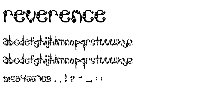 reverence font