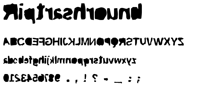 ripTRASHround font
