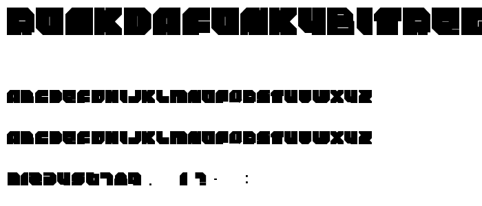 rockdafonkybitRegular font