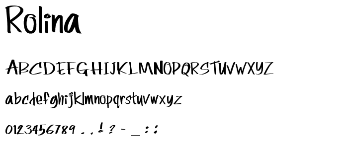 rolina font