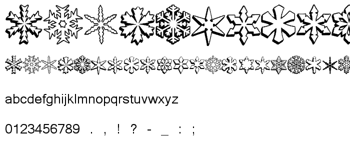 ryp_sflake2 font