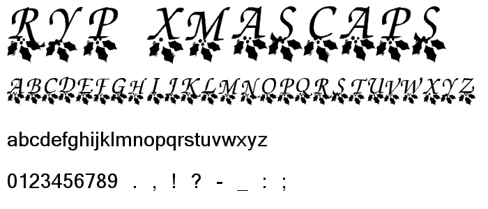 ryp_xmascaps1 font