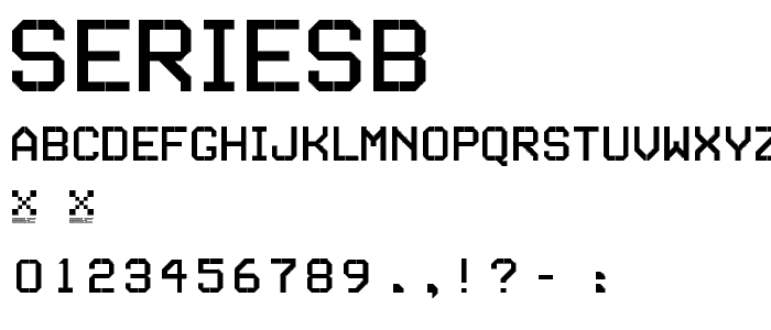 SERIESB font