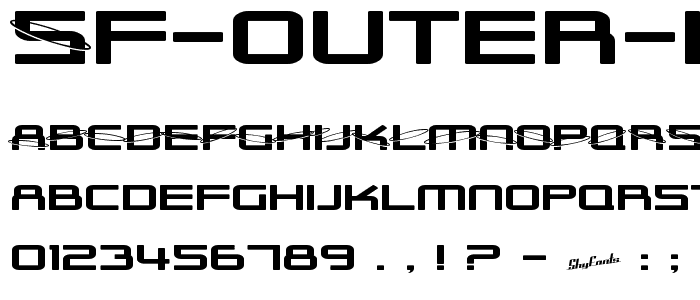 SF Outer Limits ExtUpright font