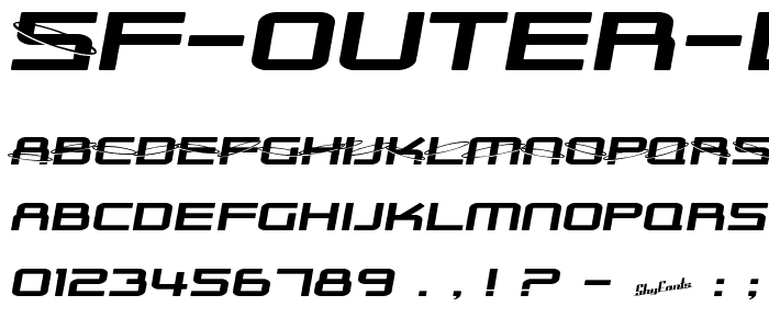 SF Outer Limits Extended font