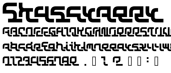 SKYSCRAPER font