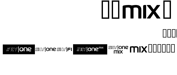 SKYfontone font