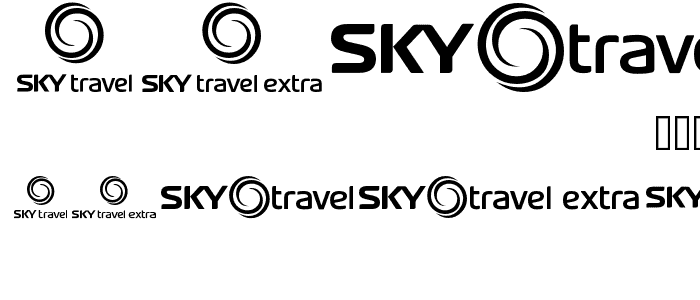SKYfonttravel font