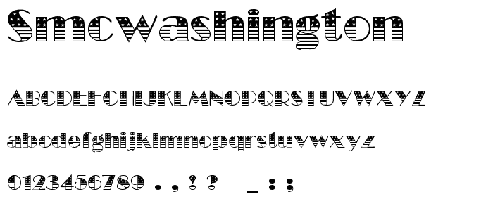 SMCWashington font