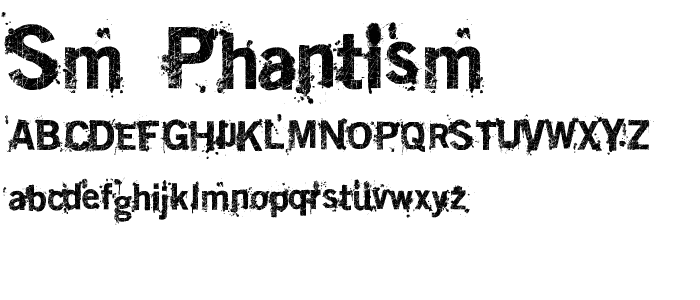 SM_phantisM font