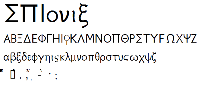 SPIonic font